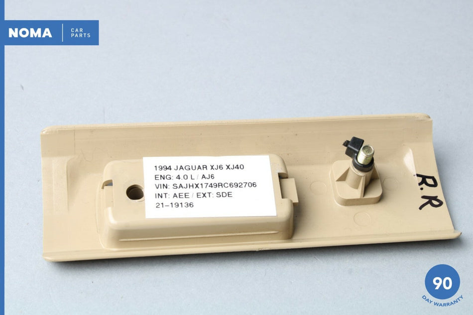 93-94 Jaguar XJ6 XJ40 Rear Right Side Dowager Strap Cover Finisher AEE OEM