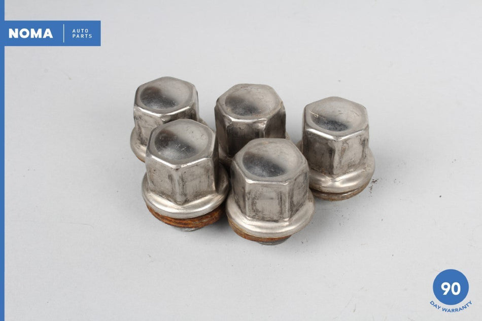 97-06 Jaguar XKR XK8 X100 Wheel Rim Bolt Lug Nut Chrome Set of 5 OEM