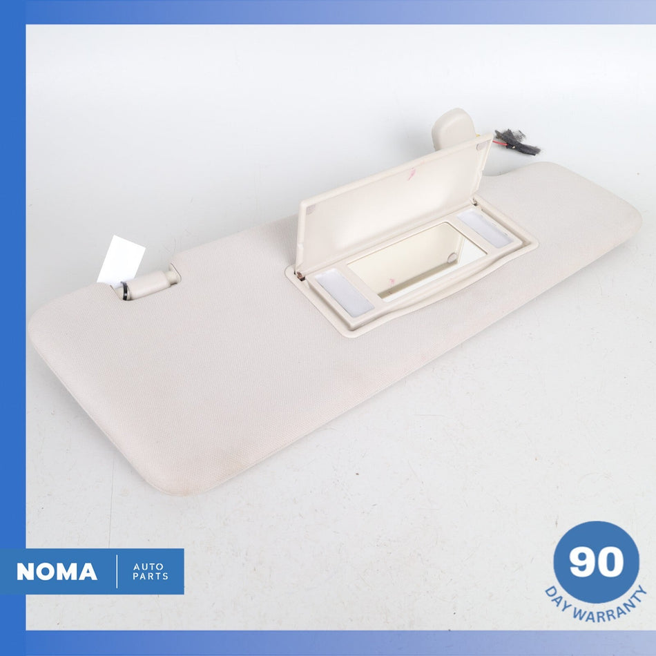 2013 Range Rover Sport L320 Right Side Sun Visor w/ Vanity Mirror Ivory OEM