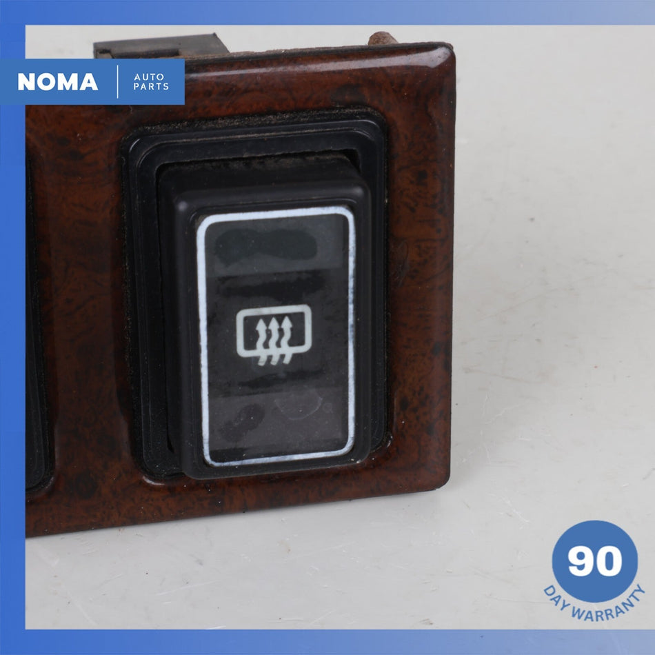 84-91 Jaguar XJS HE Emergency Hazard Button & Heated Switch Set w/ Bezel OEM