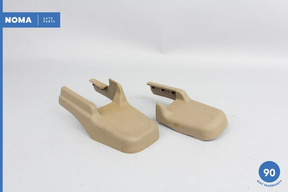 03-08 Jaguar S-Type X204 Front Left Seat Rail Catch Cover Trim Set of 2 AMB OEM