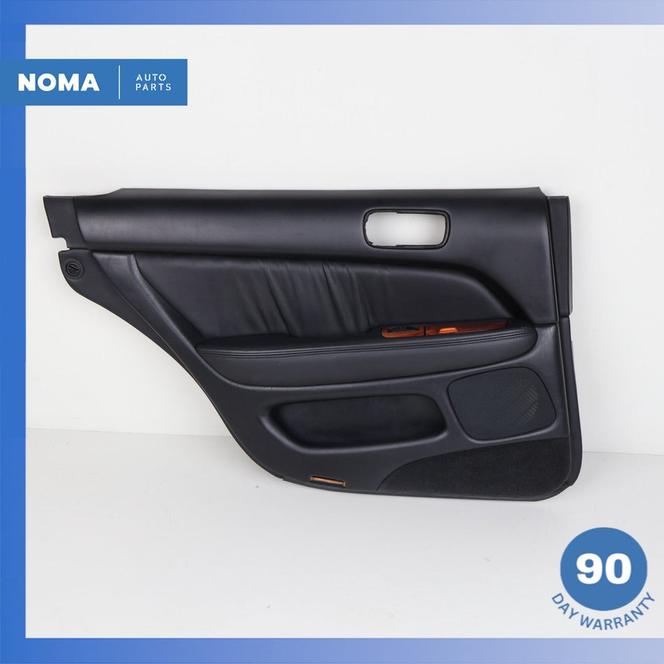 98-00 Lexus UCF20 LS400 Rear Left Driver Side Interior Door Panel Black OEM