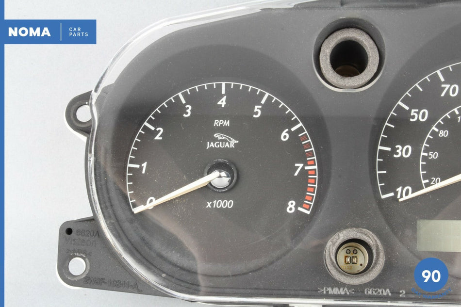 04-07 Jaguar XJ8 VDP X350 Instrument Speedometer Gauge Cluster 2W9F10849AK OEM