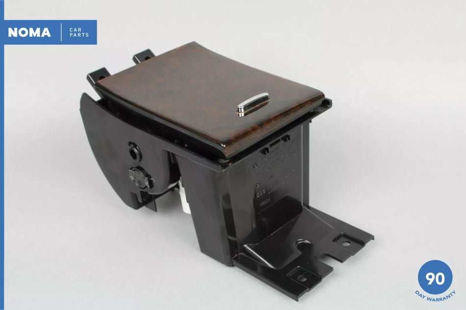 09-15 Jaguar X250 XF XFR Center Console Storage Compartment Wood OEM