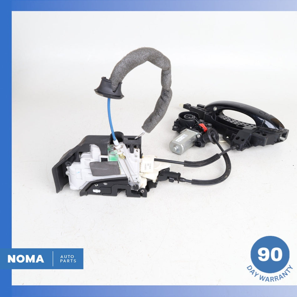 11-14 Audi D4 A8L Rear Left Exterior Door Handle w/ Lock & Motor 4F0837059 OEM