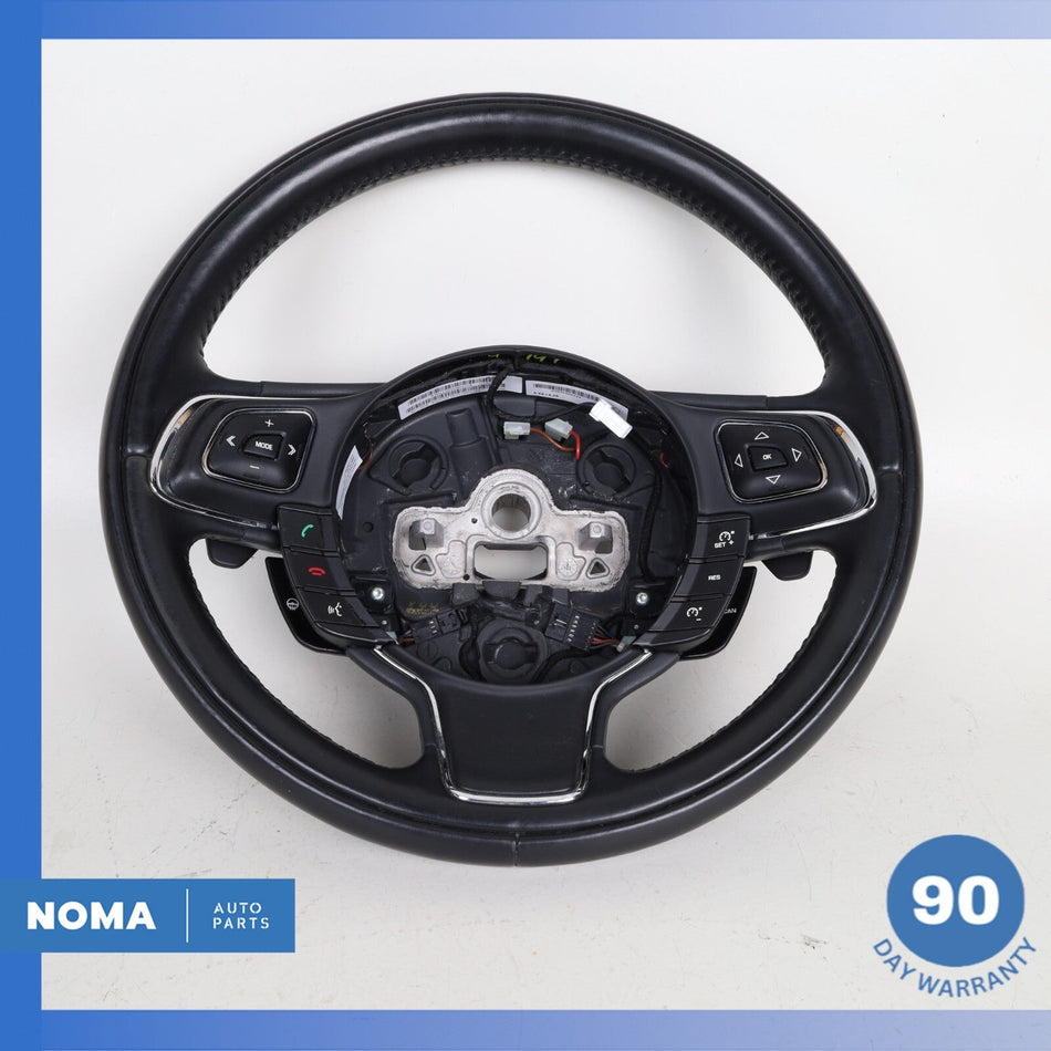 10-19 Jaguar X351 XJ XJL XJR Steering Wheel w/ Paddle Shifters Black OEM