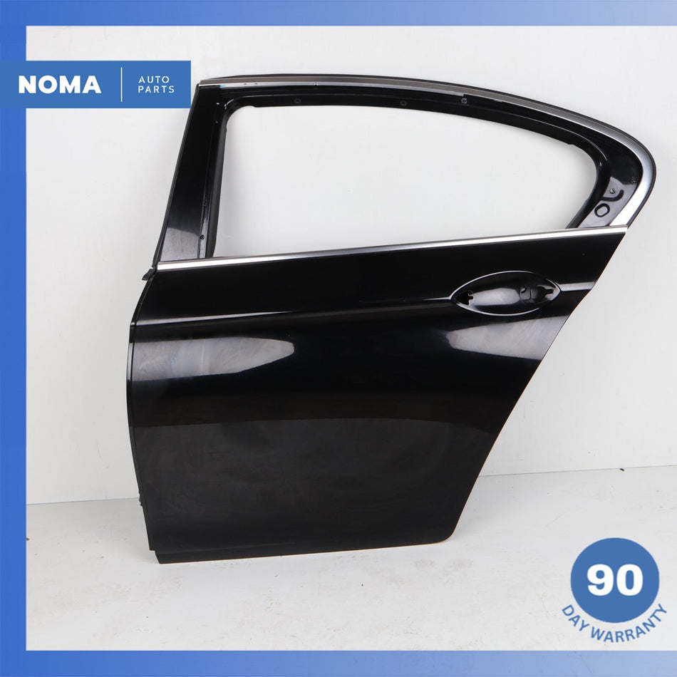 11-16 BMW F10 ActiveHybrid 5 Rear Left Driver Side Door Shell Panel Black OEM