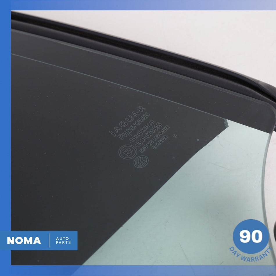 07-15 Jaguar X150 XKR Convertible Rear Right Side Quarter Window Glass OEM