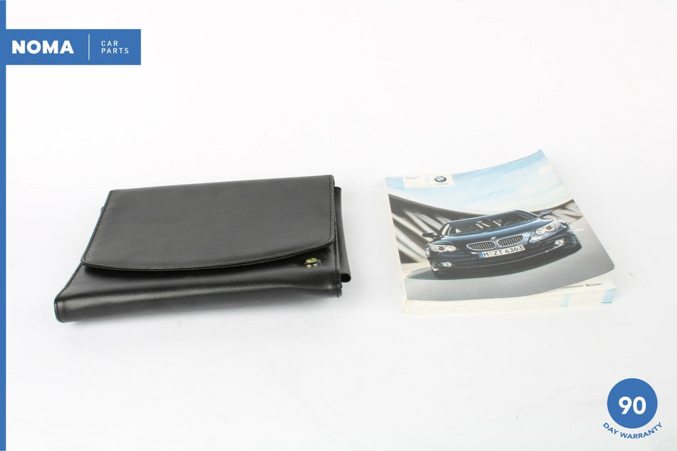 06-10 BMW E60 5 Series Owner's Manual Handbook w/ Leather Folder OEM