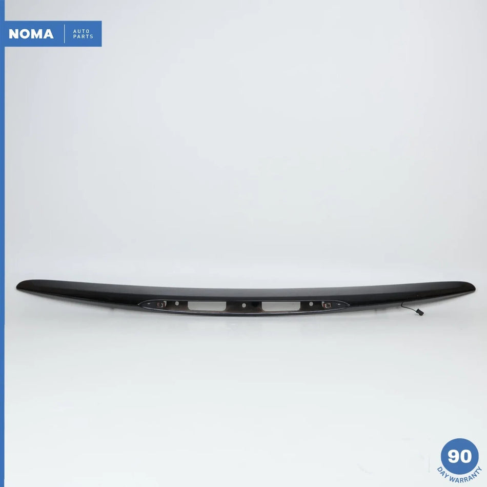 07-15 Jaguar X150 XK XKR Trunk Lid Molding Trim Spoiler Wing Ebony Black OEM