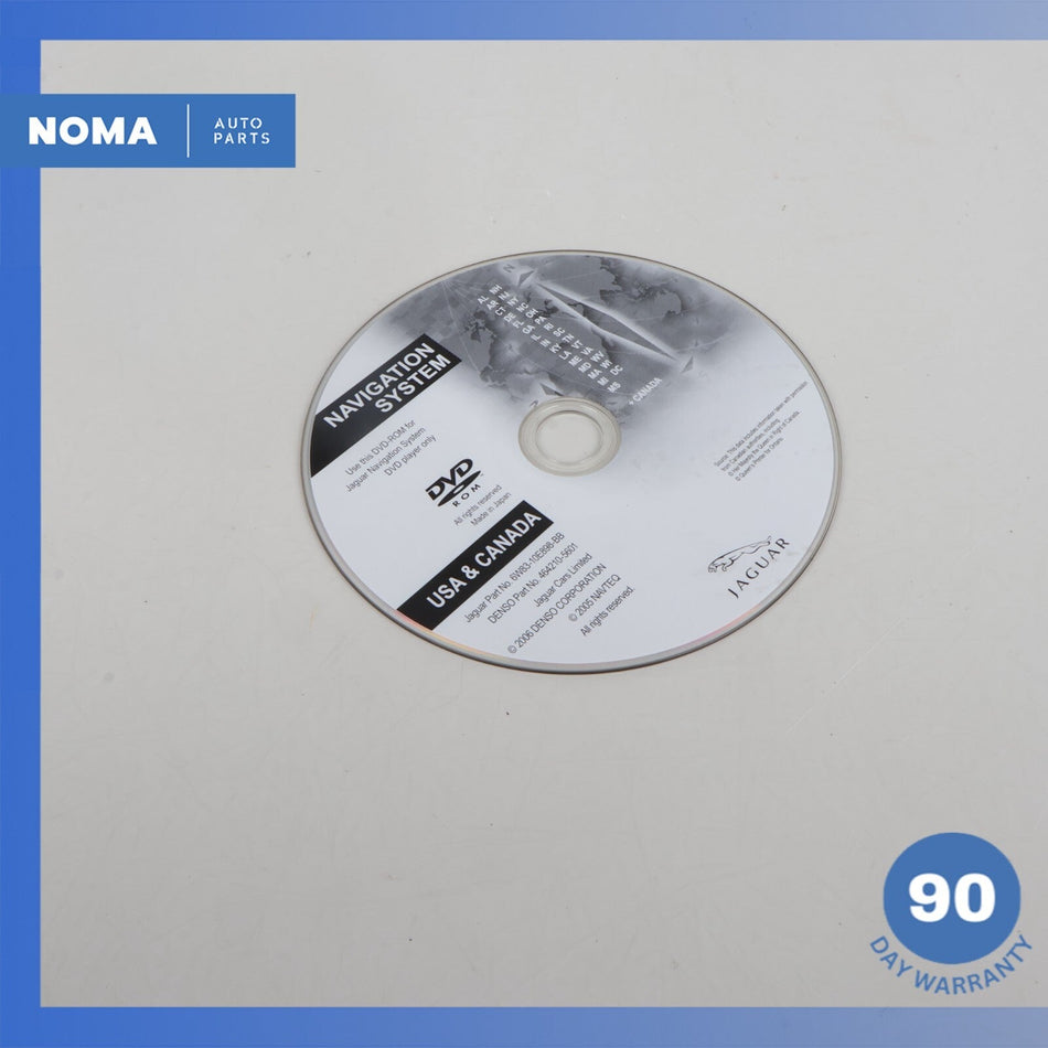 2007 Jaguar X150 XK Navigation System Disc DVD USA Canada 6W8310E898BB OEM