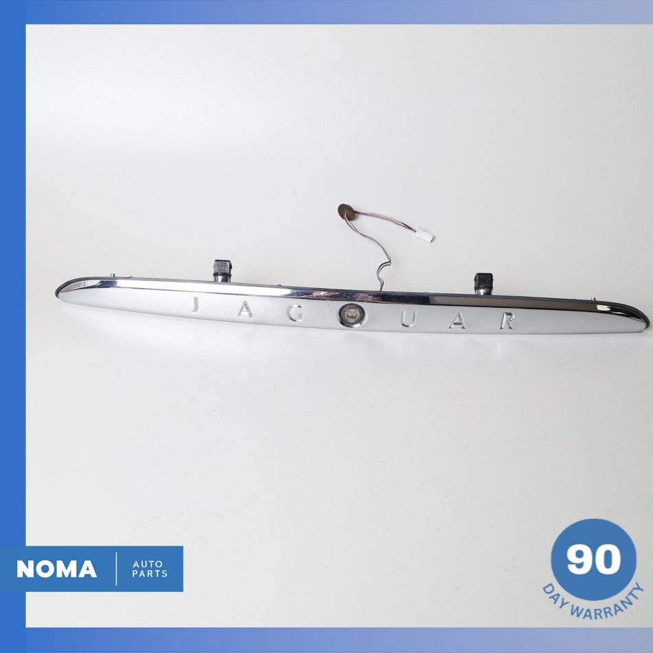 00-06 Jaguar X100 XK8 Rear Trunk Bezel License Plate Light Lamp Trim Chrome OEM