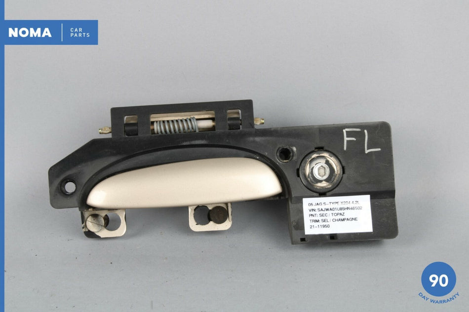 03-08 Jaguar S-Type X204 Front Left Driver Side Exterior Door Handle SEC OEM
