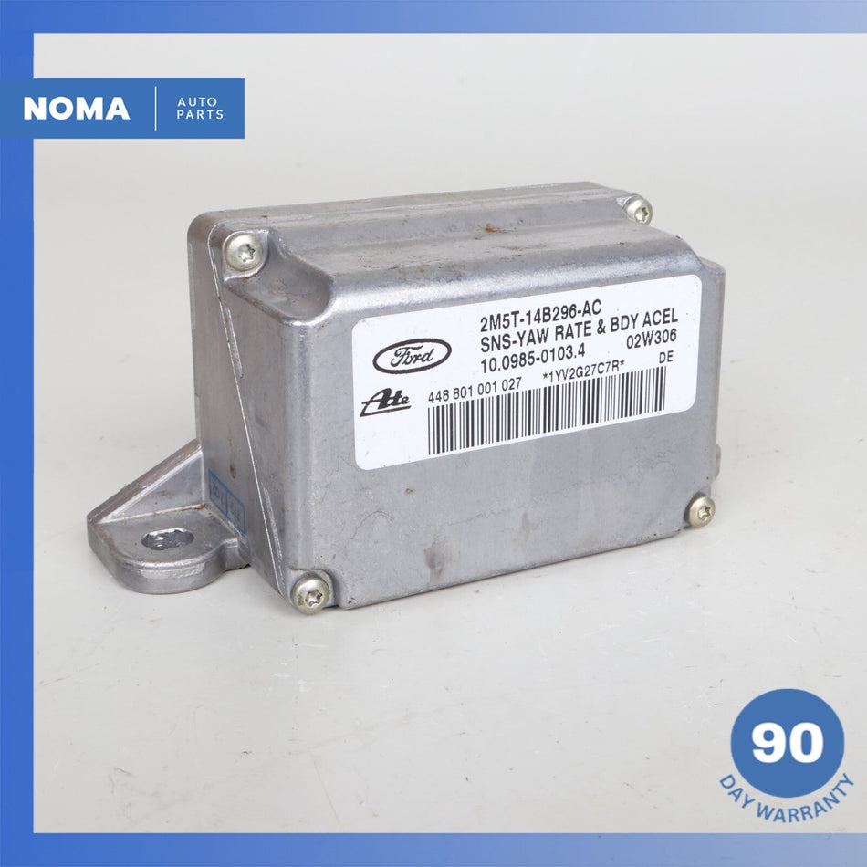 2003 Jaguar X100 XK8 Turn Yaw Rate Body Acceleration Sensor 2M5T14B296AC OEM
