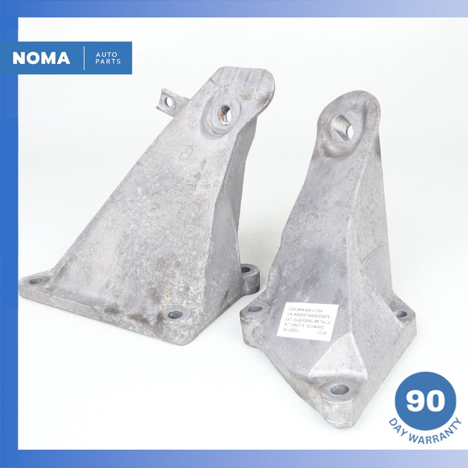2005 BMW E64 645Ci Right & Left Engine Mount Bracket Support Set OEM