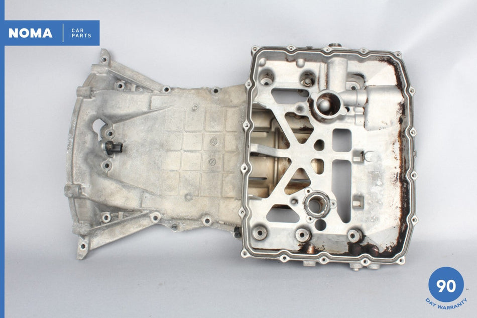 97-02 Jaguar XK8 X100 Engine Upper Oil Pan w/ Temperature Sensor NNE1750AC OEM