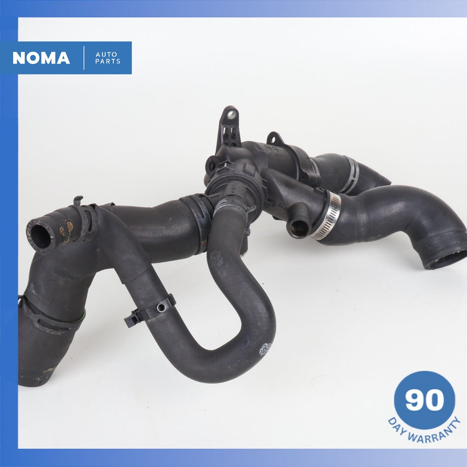 2012 Jaguar X150 XK Engine Thermostat Housing w/ Hoses 8W938555BC OEM