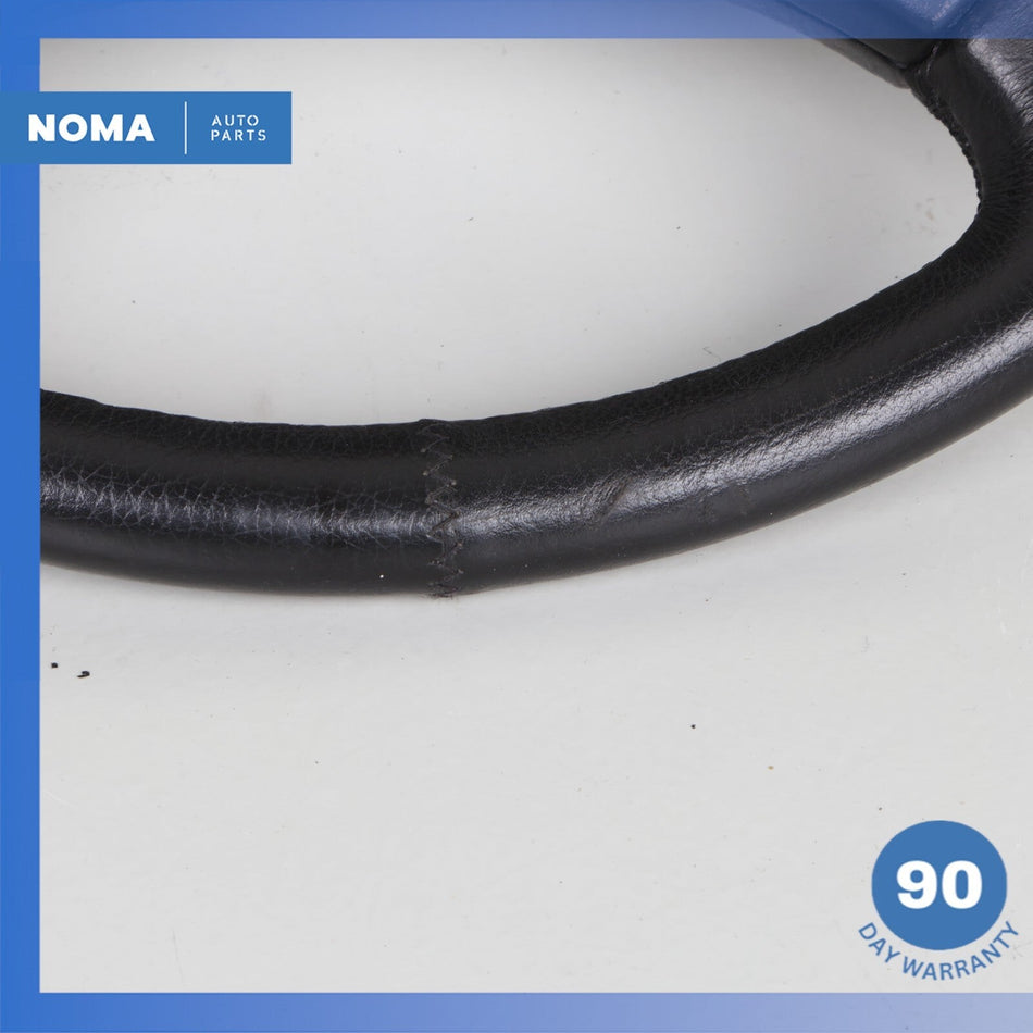 89-92 Jaguar XJ40 XJ6 Vanden Plas Leather Steering Wheel Black CBC8094 OEM