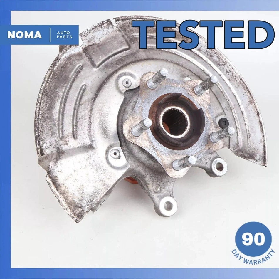 14-20 Jaguar X152 F-Type Rear Right Side Spindle Knuckle Hub w/ Shield OEM 85k