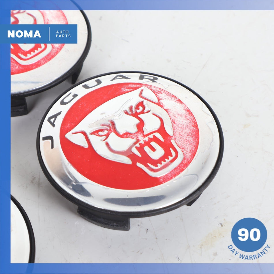 10-23 Jaguar X260 XF F-Pace F-Type XJL I-Pace Center Wheel Rim Cap Set of 4 OEM