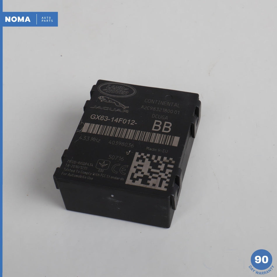 16-17 Jaguar XF X260 TPMS Tire Pressure Monitor Module Unit GX6314F012BB OEM