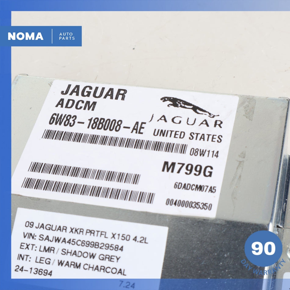 07-09 Jaguar X150 XKR XK Air Suspension Damping Control Module 6W8318B008AE OEM