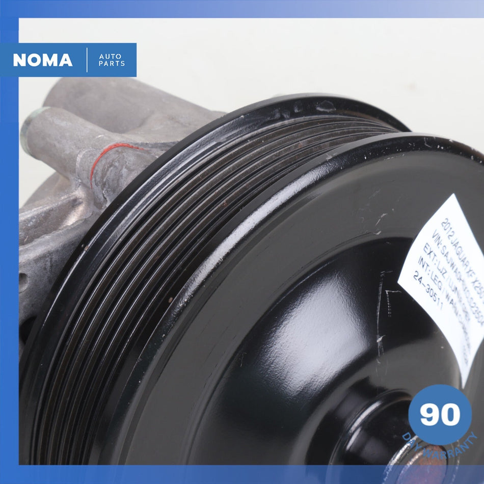 10-23 Jaguar X250 XF F-Type Engine Coolant Water Pump w/ Pulley 8W938K500BC OEM