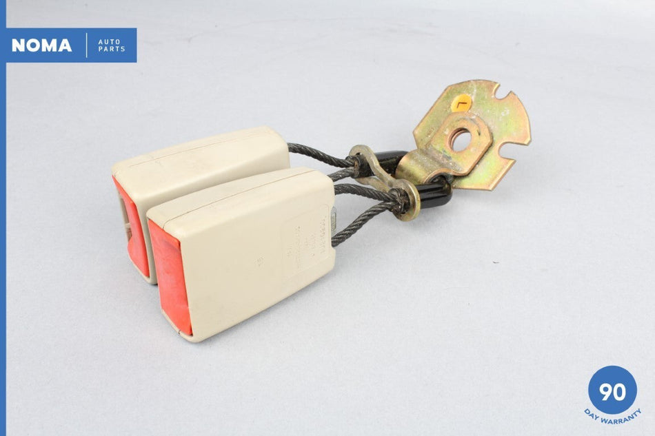 98-03 Jaguar XJ8 XJR X308 Rear Left and Center Double Seat Belt Buckle AGD OEM