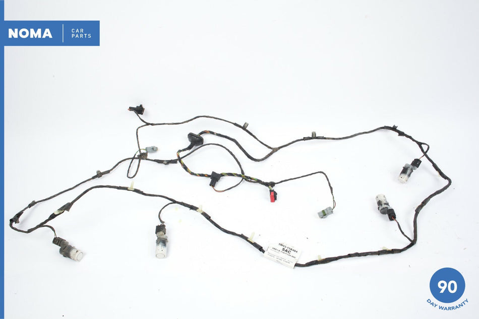 04-07 Jaguar X350 XJ8 Vanden Plas Rear Bumper Wiring Harness W/ Sensor Set OEM