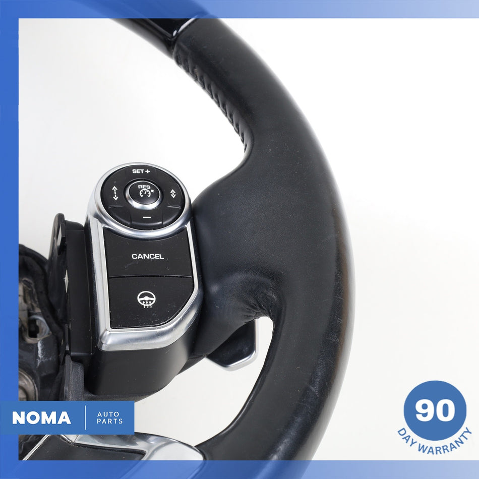 13-22 Land Rover Range Rover L405 Leather Steering Wheel Black w/ Switches OEM