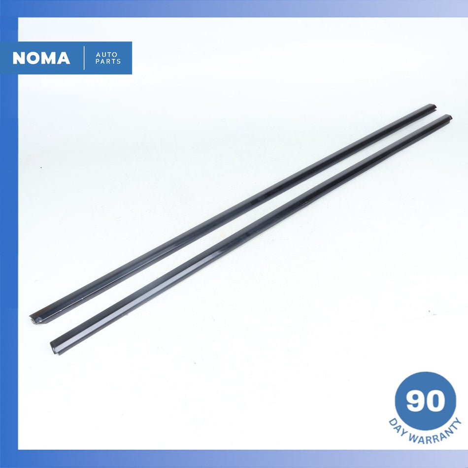 04-10 BMW E64 650i 645Ci Left & Right Side Door Window Molding Seal Set OEM