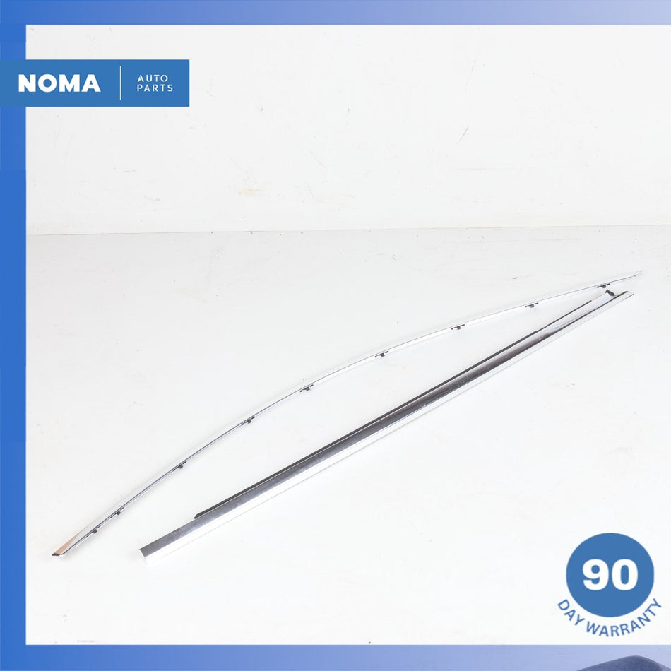 16-23 Jaguar X260 XF Front Right Side Door Exterior Window Molding Set OEM