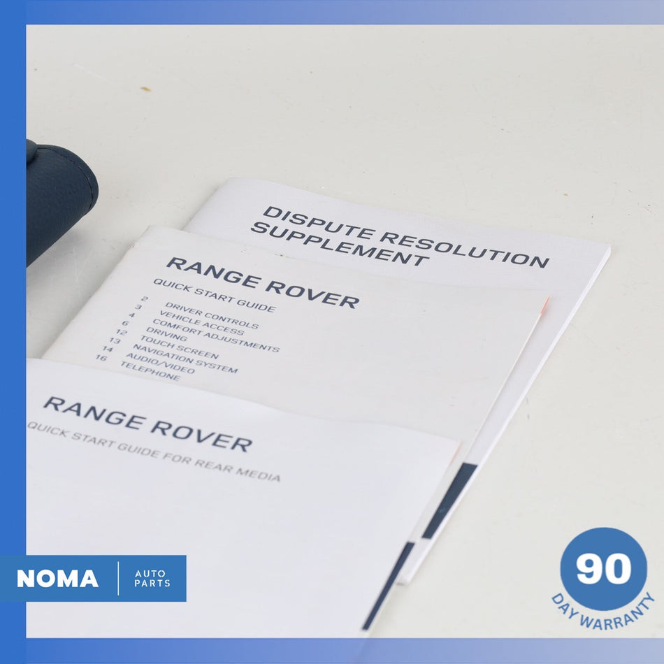 2014 LR Range Rover L405 Owner's Operator's Manual Book Assembly OEM