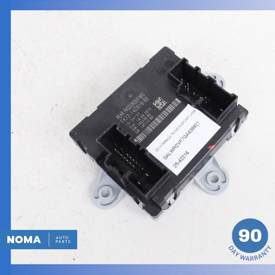 2016 LR Range Rover Sport L494 Rear Right Passenger Side Door Control Module OEM