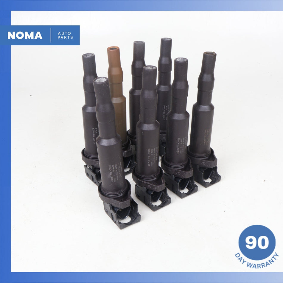 11-16 BMW F10 550i 4.4L V8 Ignition Coil Set of 8 12138647689 OEM