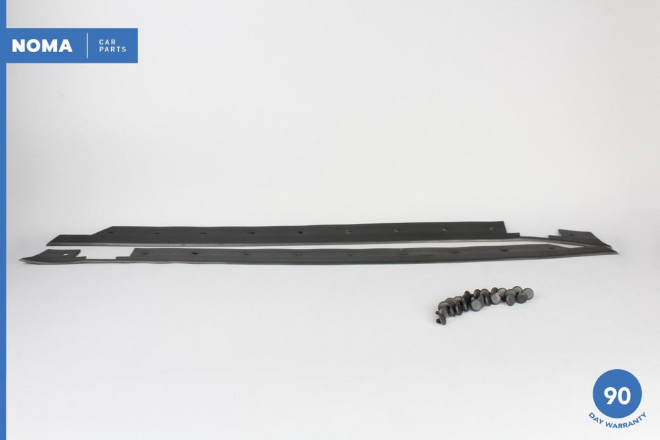 07-10 Jaguar XK XKR X150 Coupe Rear Trunk Hatch Moulding Cover Set w/ Clips OEM