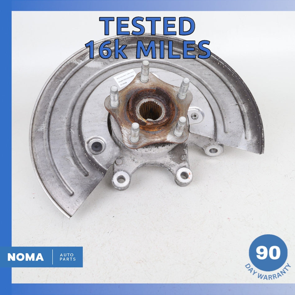 14-20 Jaguar X152 F-Type Rear Left Side Spindle Knuckle Hub w/ Shield OEM 16k