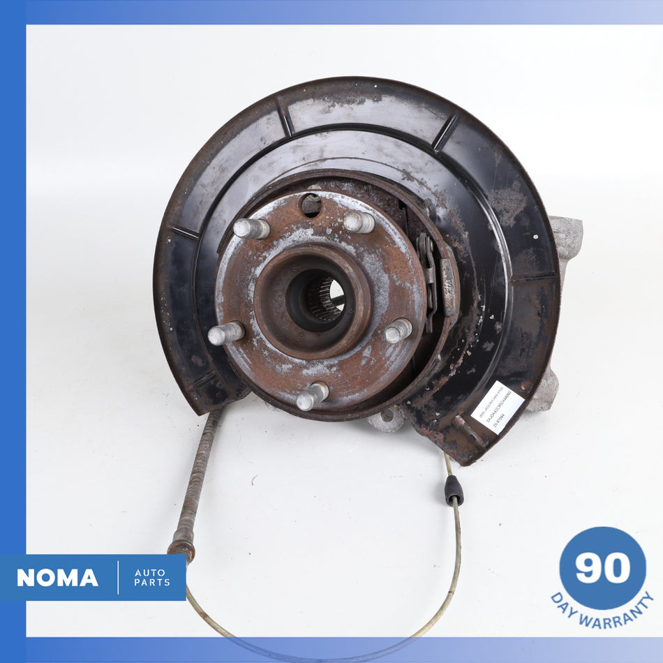 00-06 Jaguar X100 XK8 Rear Left Spindle Knuckle Hub w/ Shield MJA3291AA OEM