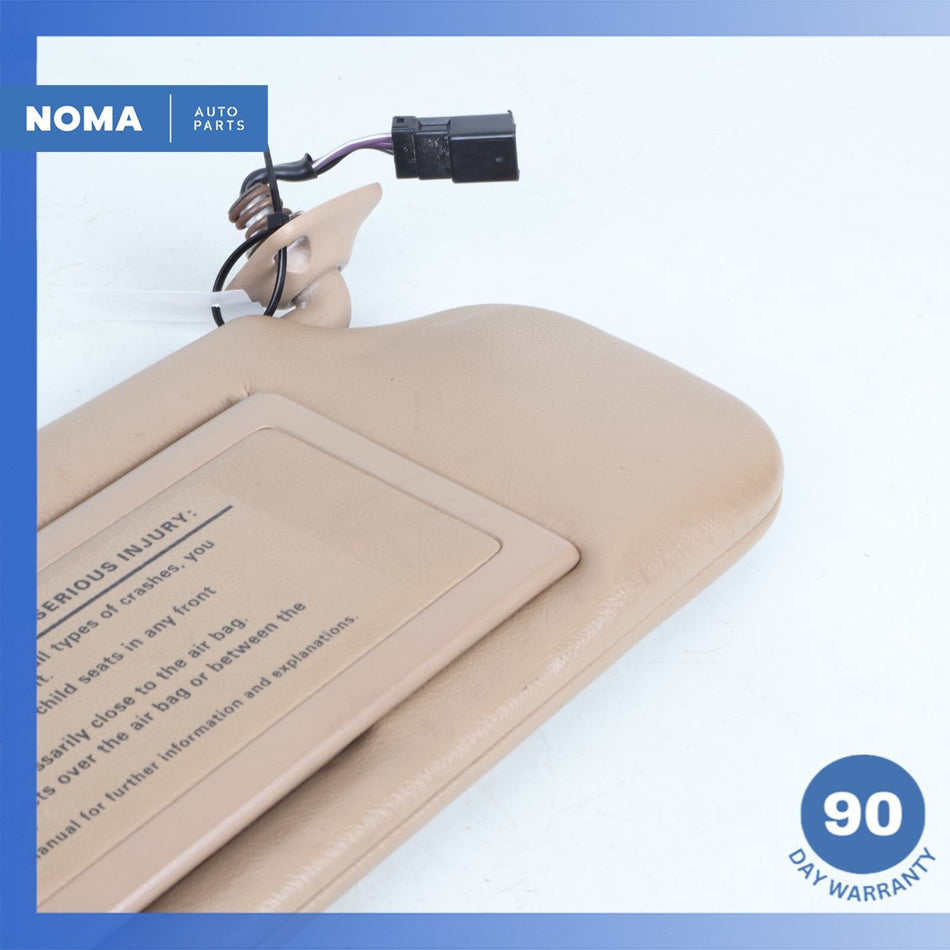 92-96 Jaguar XJS Series 3 Right Side Sunvisor Sun Visor Shade Brown OEM