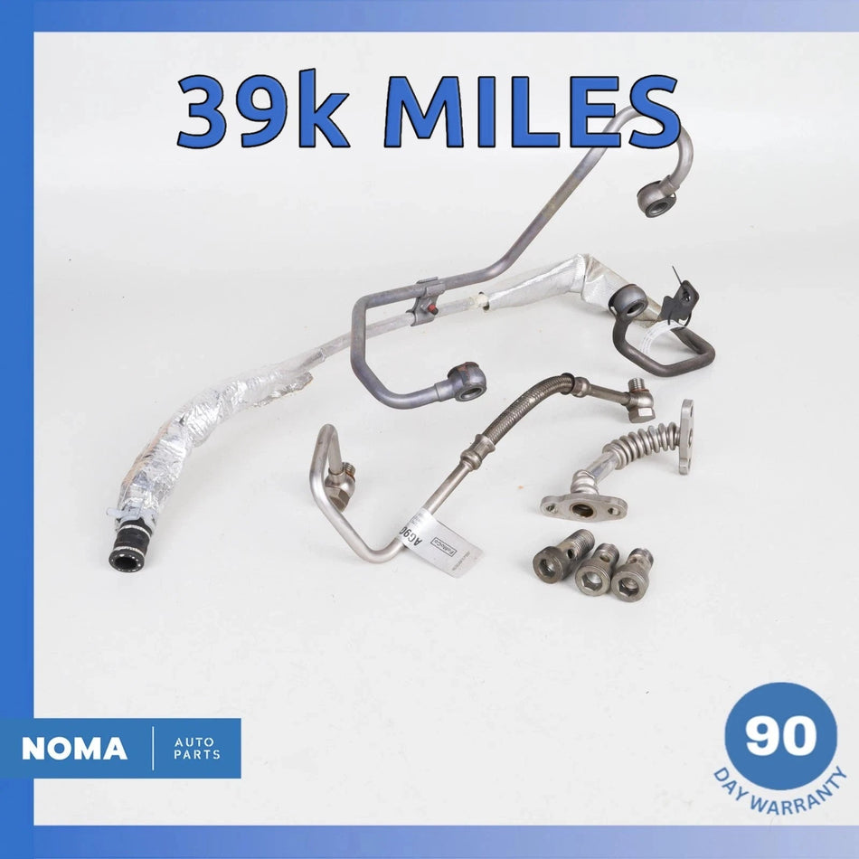 12-17 Discovery Sport L550 L538 XE 204PT Turbo Turbocharger Oil Line Set OEM 39k