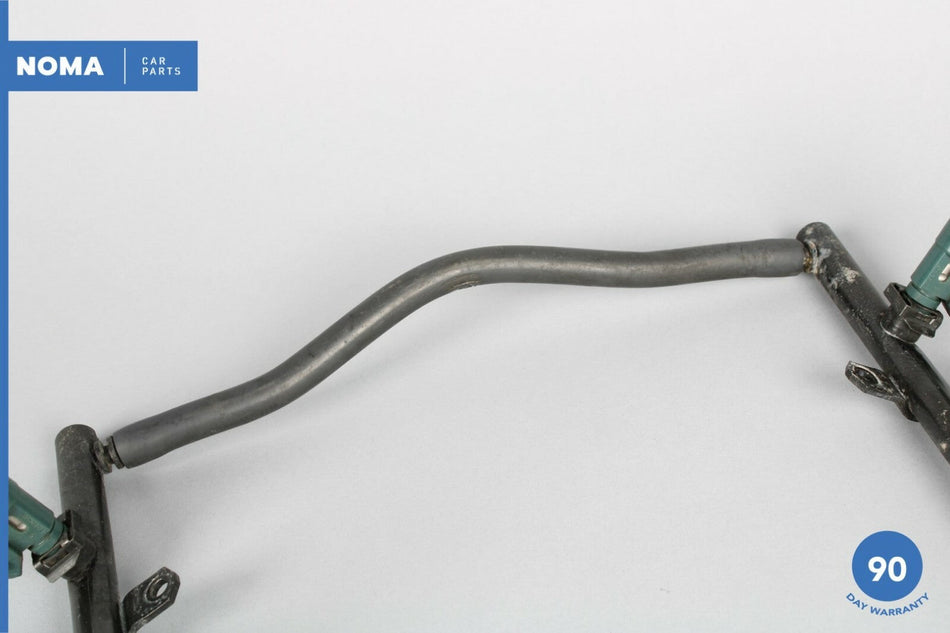 00-02 Jaguar XK8 X100 4.0L V8 AJ27 Gas Fuel Rail Line Assembly w/ Injectors OEM
