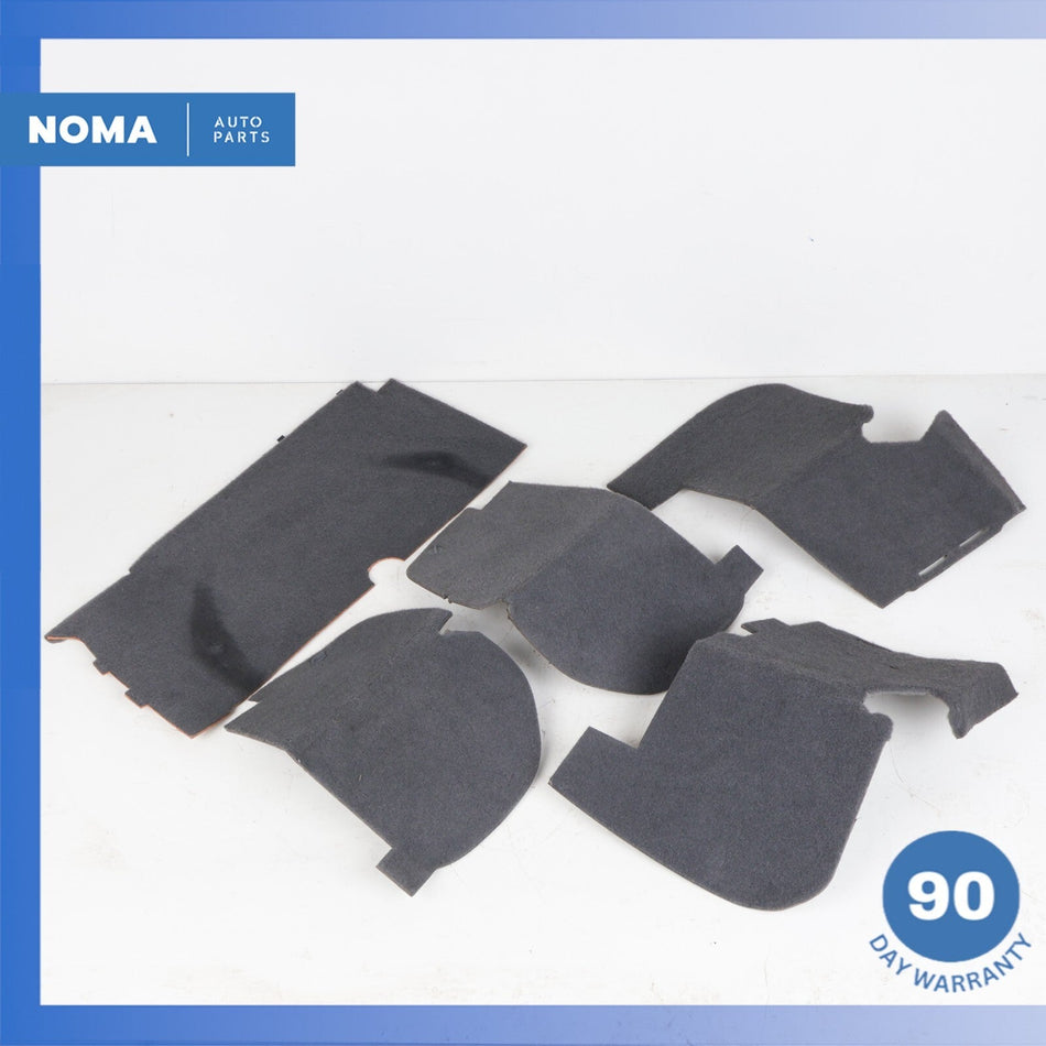 94-96 Jaguar XJS 2+2 Convertible Trunk Floor Carpet Cover Panel Trim Set OEM