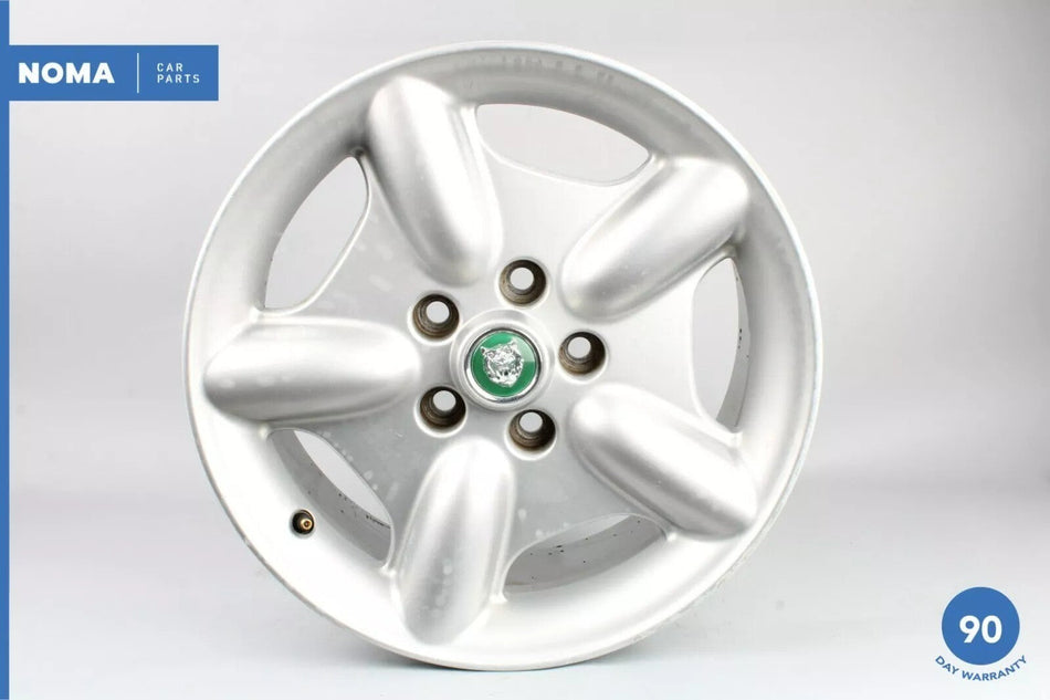 97-06 Jaguar X100 XK8 XKR 8 x R17 17" Wheel Rim Silver w/ Logo OEM