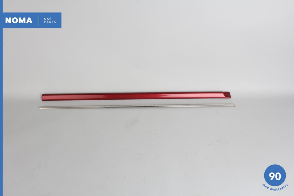 95-97 Jaguar XJ6 XJR VDP X300 Front Left Door Lower Molding Trim Set Red OEM