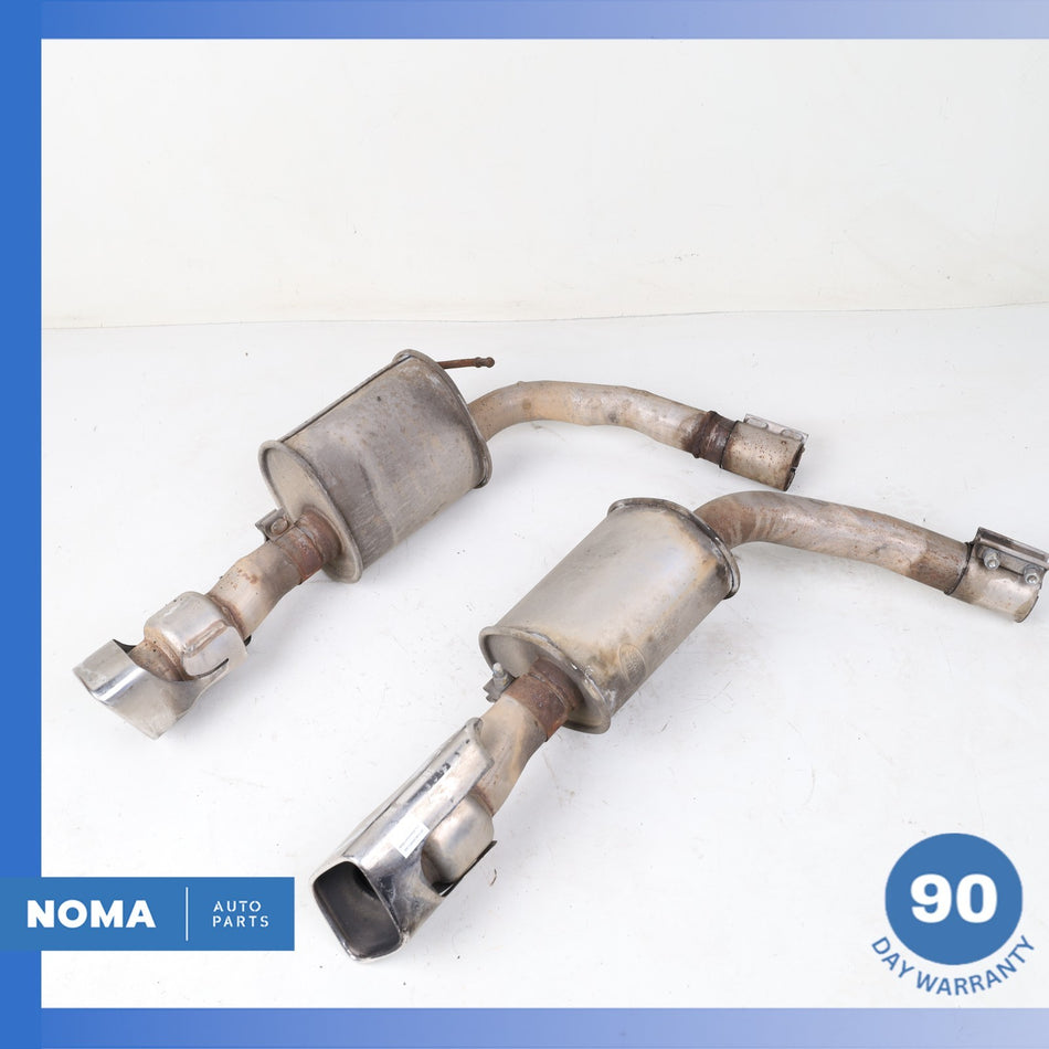 10-13 Range Rover Sport L320 Rear Left & Right Exhaust Silencer Muffler Set OEM