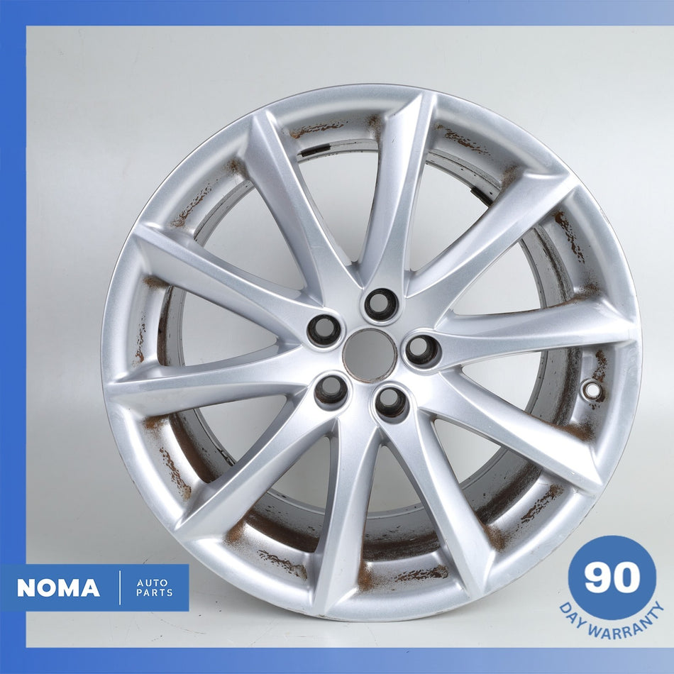 10-19 Jaguar X351 XJL Aleutian 10 x R19 19" Rear Wheel Rim Silver AW931007DA OEM