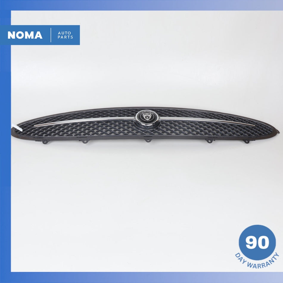 07-11 Jaguar X150 XK XKR Front Bumper Grill Grille Black w/ Emblem OEM