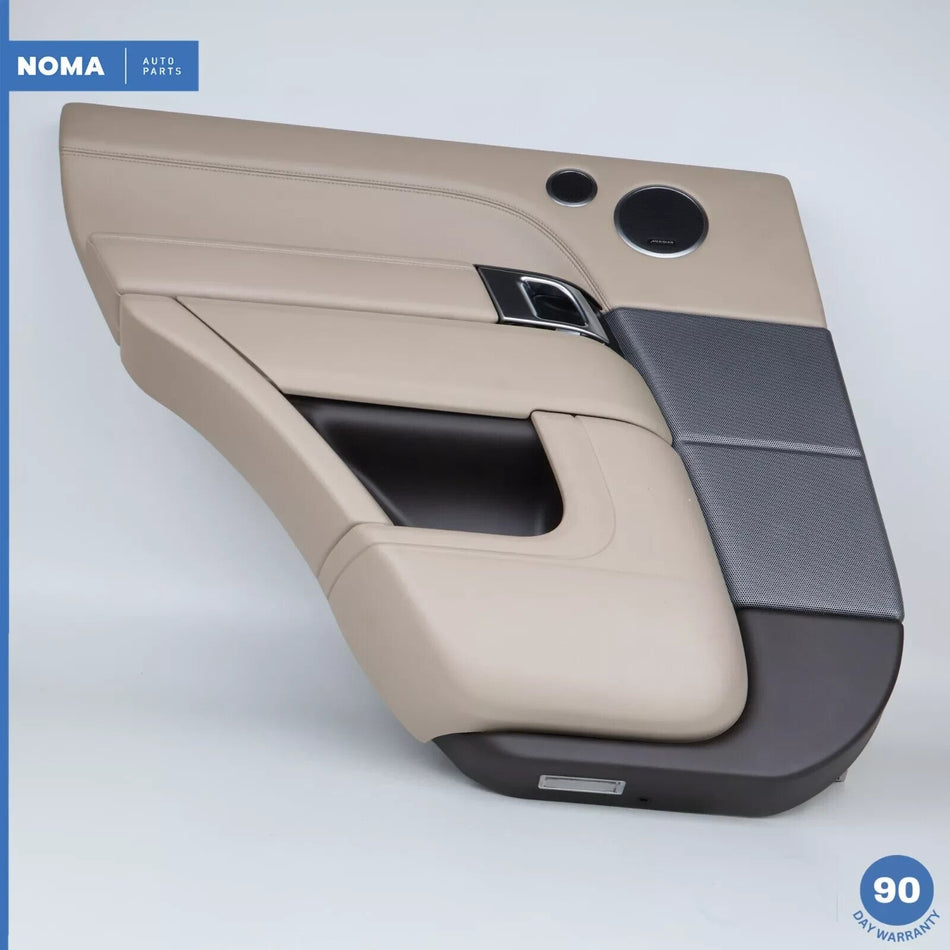 14-17 Range Rover Sport L494 Rear Left Side Interior Door Panel Trim Beige OEM