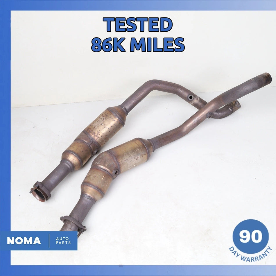 13-20 LR Range Rover L405 L494 5.0L Left & Right Exhaust Downpipe Set OEM 86k