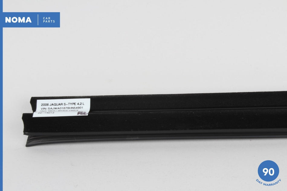 00-08 Jaguar S-Type X206 Rear Left Driver Side Lower Door Window Strip Seal OEM
